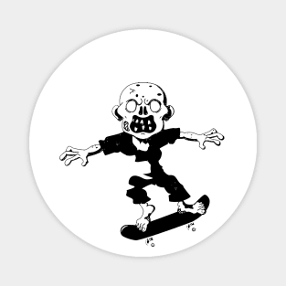 skate zombie Magnet